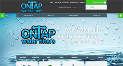 Desktop Screenshot of ontapwaterfilters.com.au